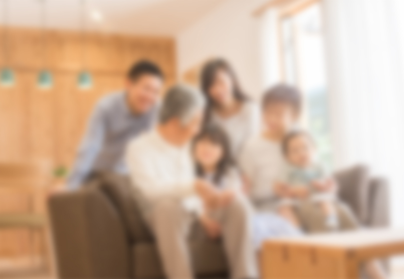 笑顔の家族のイメージ